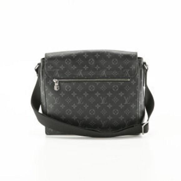 Louis Vuitton Monogram Eclipse Black District Shoulder Bag - Picture 1 of 8